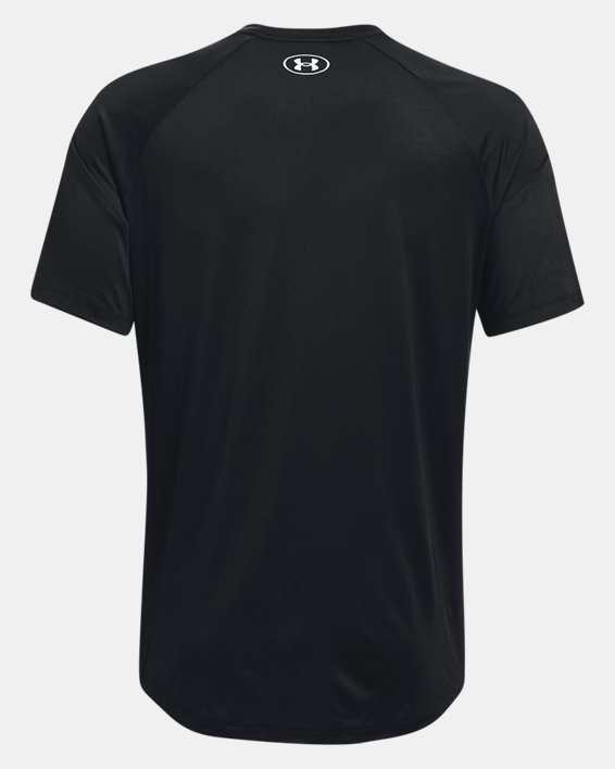 男士UA Tech™ 2.0 Wordmark短袖T恤, Black, pdpMainDesktop image number 5